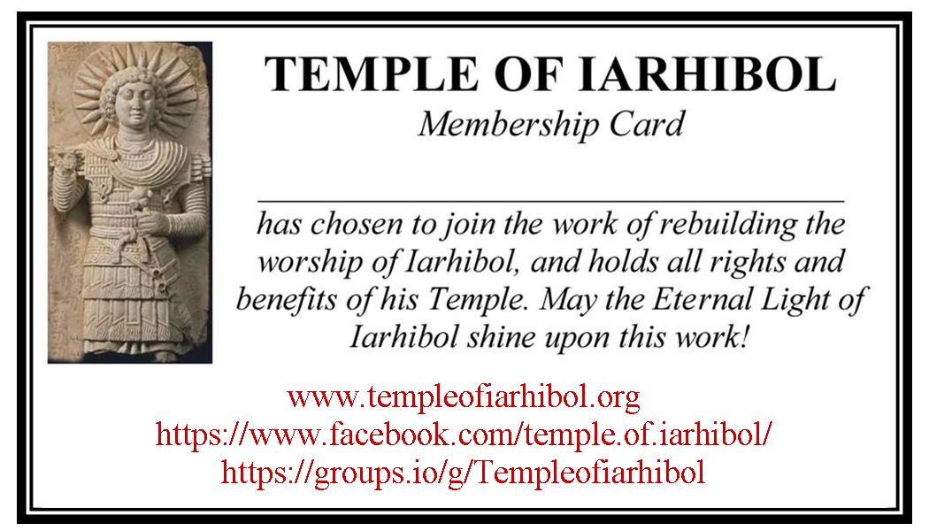 Temple of Iarhibol membership: Click to download!